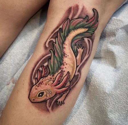 Tattoos - Cody Cook Axolotl - 144632